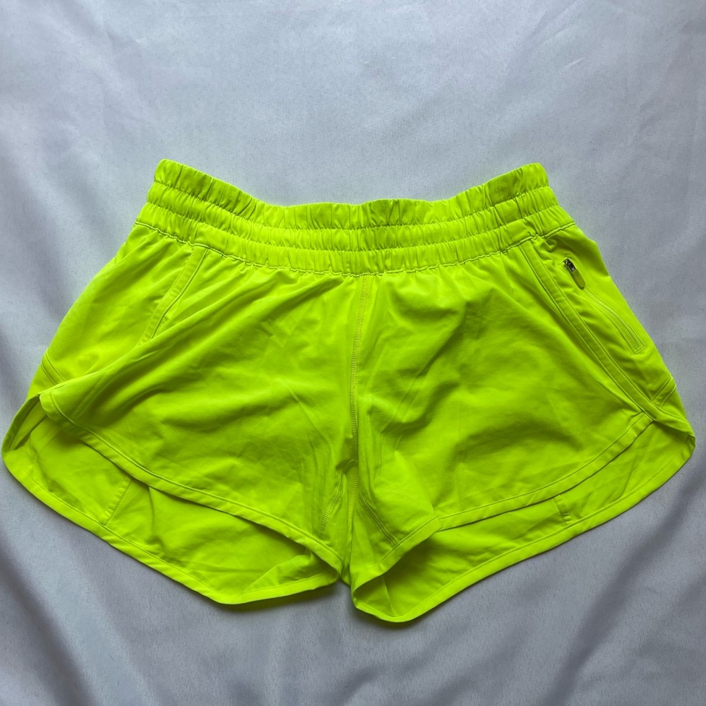 Lululemon Track That Short 4” Highlighter Yellow